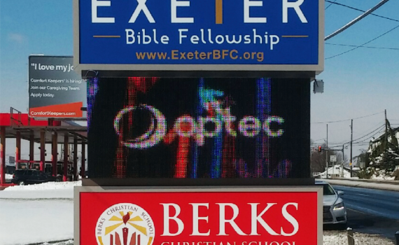 Exeter Bible Fellowhip - Exterior Signage - Signature Sign, Inc.