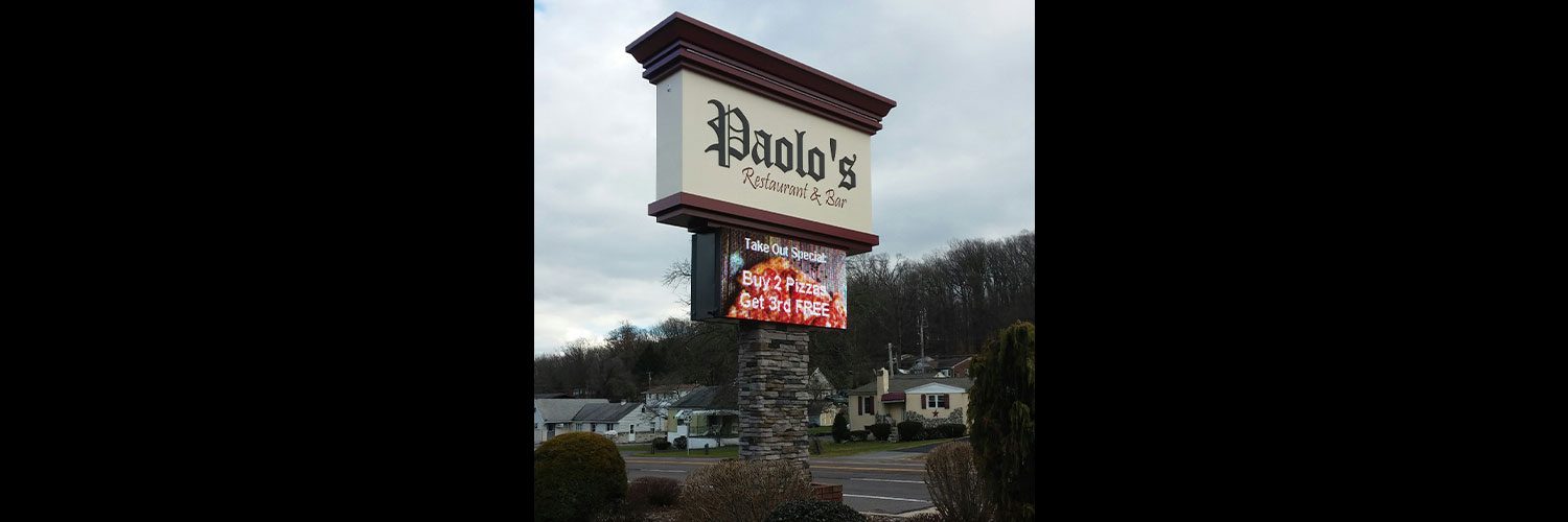 Paolo's Restaurant & Bar - Signature Sign